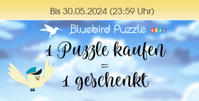 Bluebird Kids: 1 Puzzle kaufen = 1 geschenkt